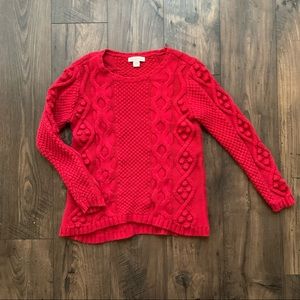 Pullover Red Sweater